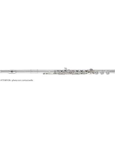  PEARL FLUTE CD925RB Silver head, tube and keys - In-line hollow plates, Si leg|MusicGoodDeal 