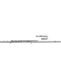  PEARL FLUTE PFA201SU Kopf und Röhre aus versilbertem Neusilber - Gerader Kopf + gebogener Kopf, Ut-Fuß|MusicGoodDeal 