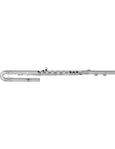  PEARL FLUTE PFB305 Kopf und Röhre aus versilbertem Neusilber - Gebogener Kopf, Ut-Pfote|MusicGoodDeal 