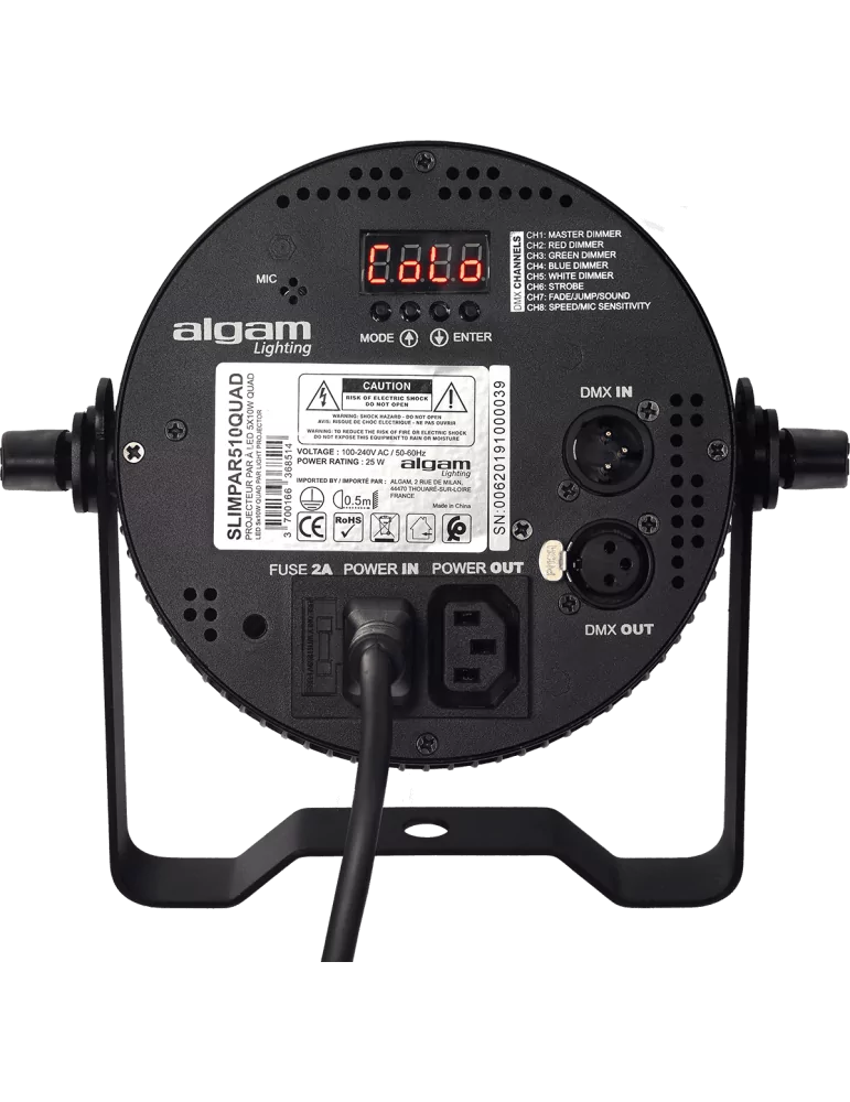 ALGAM LIGHTING SLIMPAR-510-QUAD | MusicGoodDeal