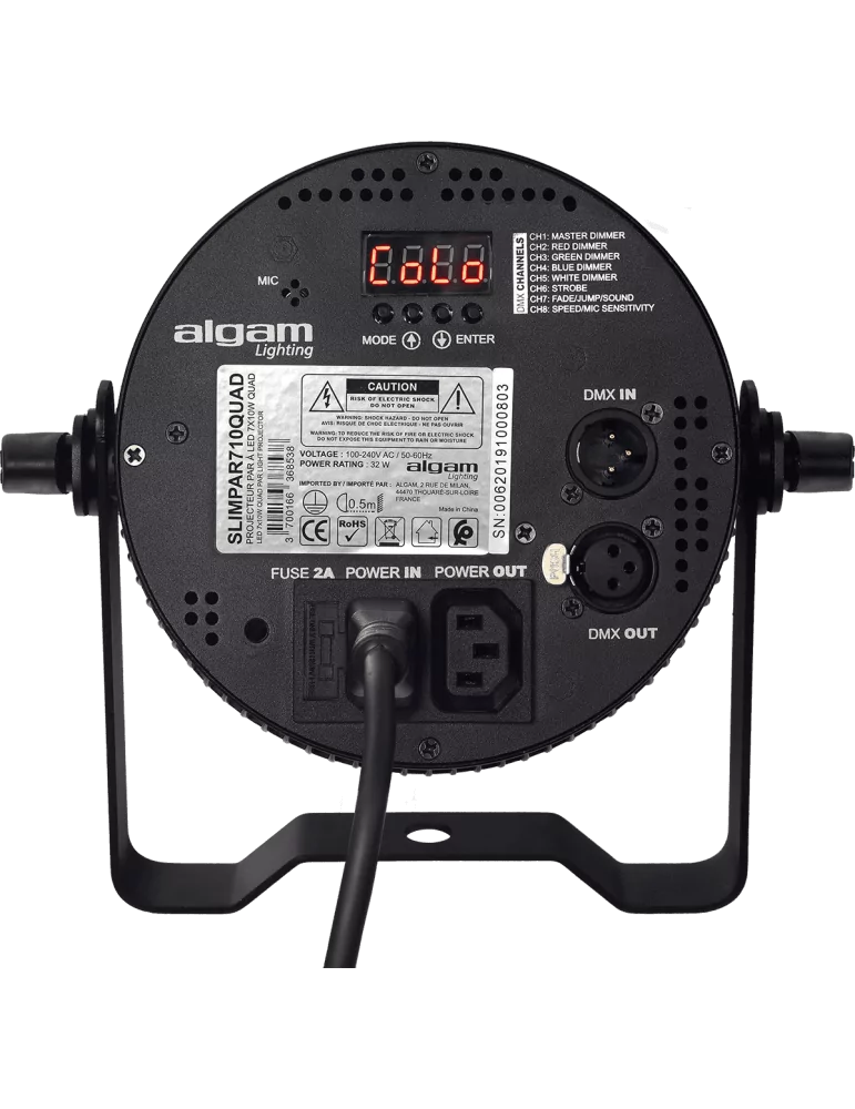 ALGAM LIGHTING SLIMPAR-710-QUAD | MusicGoodDeal