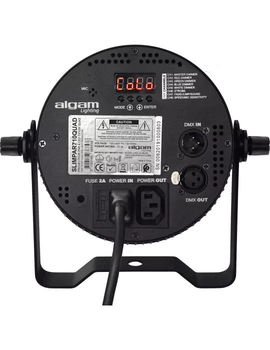 ALGAM LIGHTING SLIMPAR-710-QUAD | MusicGoodDeal