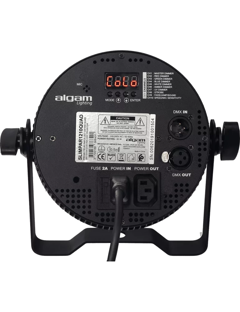 ALGAM LIGHTING SLIMPAR-1210-QUAD | MusicGoodDeal