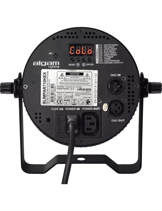 ALGAM LIGHTING SLIMPAR-710-HEX | MusicGoodDeal
