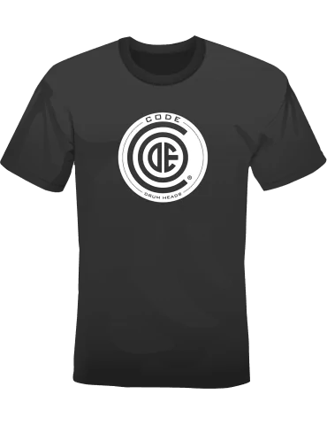  CODE DRUMHEADS TSH01-S BLACK TSHIRT S|MusicGoodDeal 