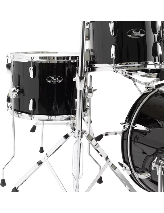  PEARL RSS585BCC-31 Junior 18" 5 Trommeln - Jet Black + B-50 + Sabian Solar Pack 3 Becken|MusicGoodDeal 