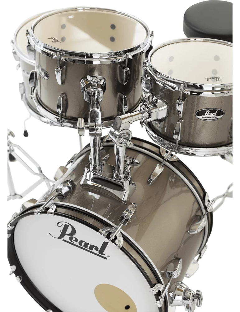  PEARL RSS585BCC-707 Batería Junior 18" 5 - Bronce Metálico + B-50 + pack de platillos Sabian Solar 3|MusicGoodDeal 