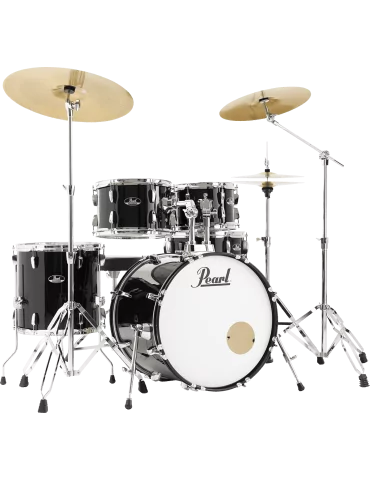  PEARL RSS505BCC-31 Batería Fusion 20" 5 - Jet Black + B-50 + pack de platillos Sabian Solar 3|MusicGoodDeal  2