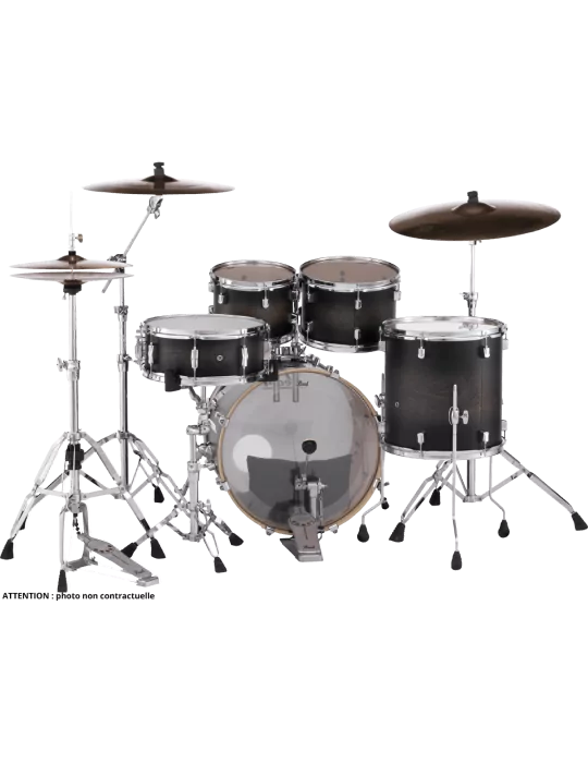  PEARL DMP905C-262 Fusion 20" 5 tambores - Satin Black Burst|MusicGoodDeal 