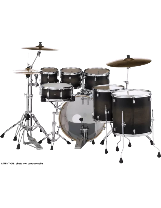  PEARL DMP925SC-262 Rock 22" 5 tambores - Satin Black Burst|MusicGoodDeal 