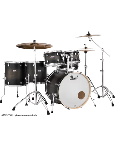  PEARL DMP926SC-262 Hyper Rock 22" 6 tambores - Satin Black Burst|MusicGoodDeal 