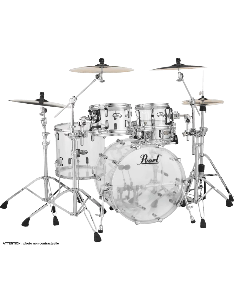  PEARL CRB504PC-730 Fusion 20" 4 tambores - Ultra Clear|MusicGoodDeal 