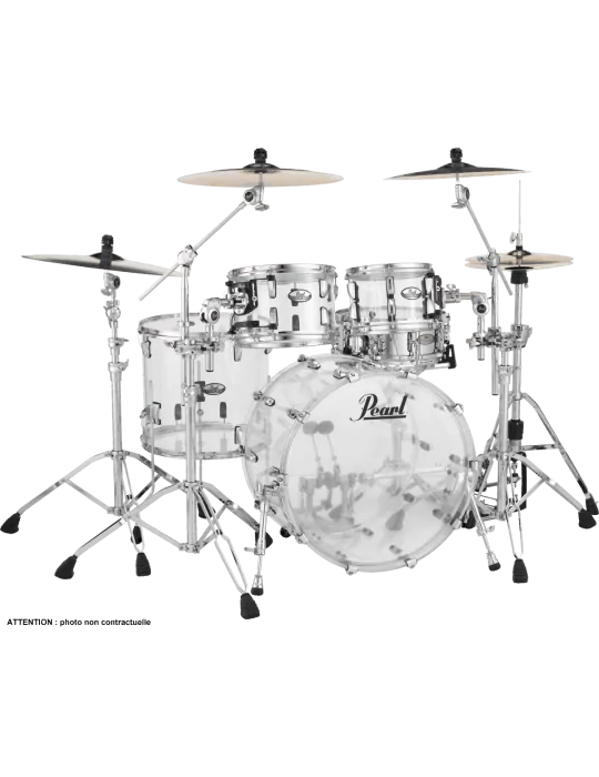 PEARL CRB524PC-730 Rock 22" 4 tambores - Ultra Clear|MusicGoodDeal 
