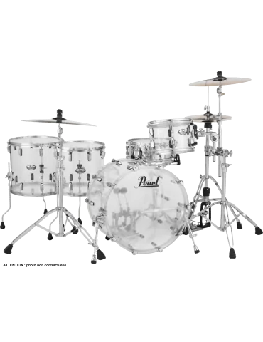  PEARL CRB524FPC-730 Rock 22" 4 drums 2TB - Ultra Clear|MusicGoodDeal 