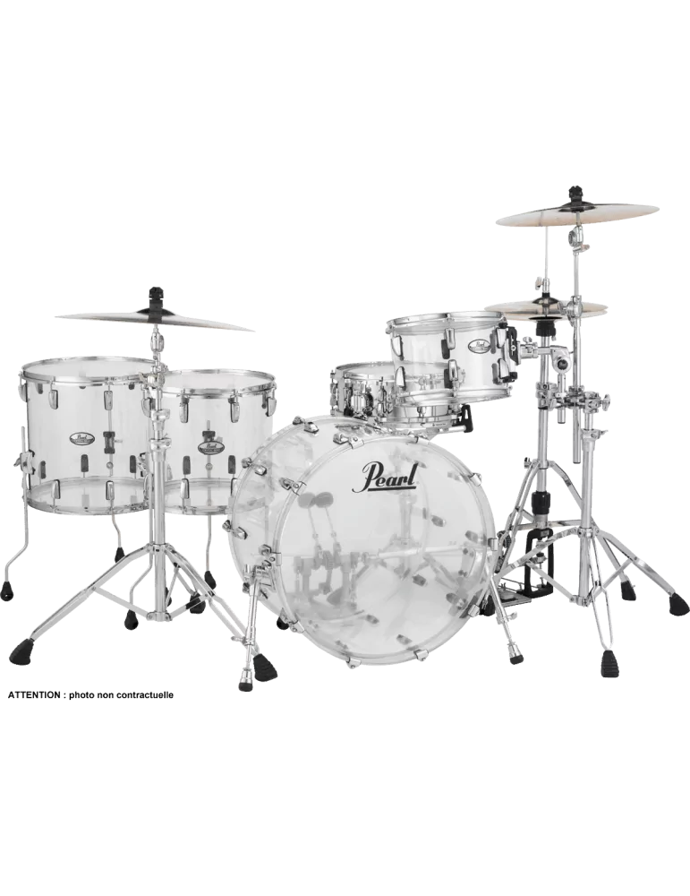  PEARL CRB524FPC-730 Rock 22" 4 drums 2TB - Ultra Clear|MusicGoodDeal 