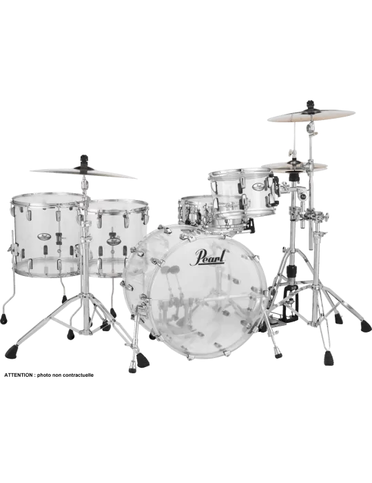  PEARL CRB524FPC-730 Rock 22" 4 drums 2TB - Ultra Clear|MusicGoodDeal 
