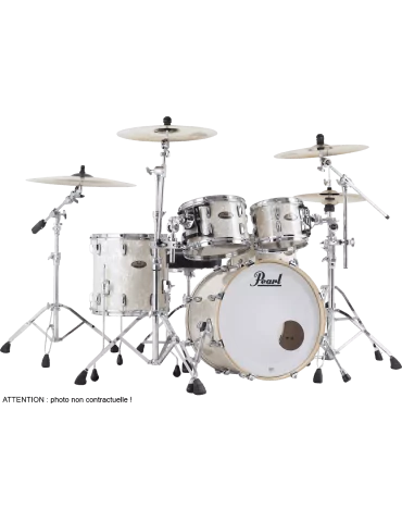  PEARL STS904XPC-405 Fusion 20" 4 drums - nicotine white marine pearl|MusicGoodDeal 