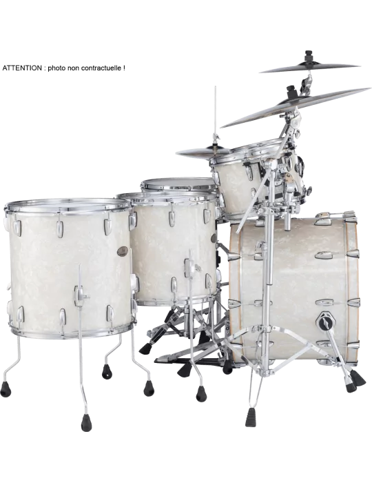  PEARL STS924XSPC-405 Rock 22" 4 tambores - blanco nicotina perla marina|MusicGoodDeal 