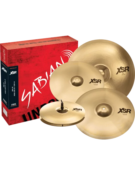  SABIAN XSR5005GB Conjunto armónico - Promo 14"-16"-20" + crash 18" gratis|MusicGoodDeal 