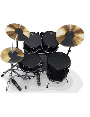  VIC FIRTH MUTESTD Pack estándar 12", 13", 16", 14", 22", hi-hat y dos platillos|MusicGoodDeal 