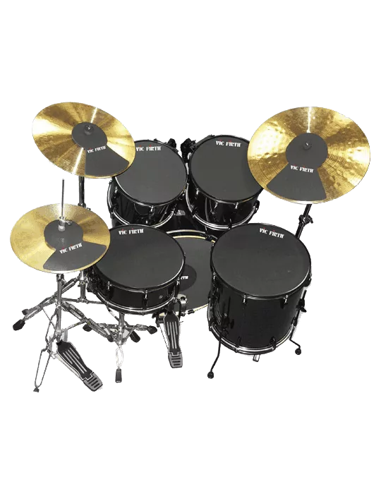  VIC FIRTH MUTEPP7 10", 12", 14", 18", hi-hat and two cymbals mute pack|MusicGoodDeal 