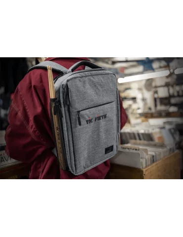  VIC FIRTH PBKPK GREY TRAVEL BACKPACK|MusicGoodDeal 