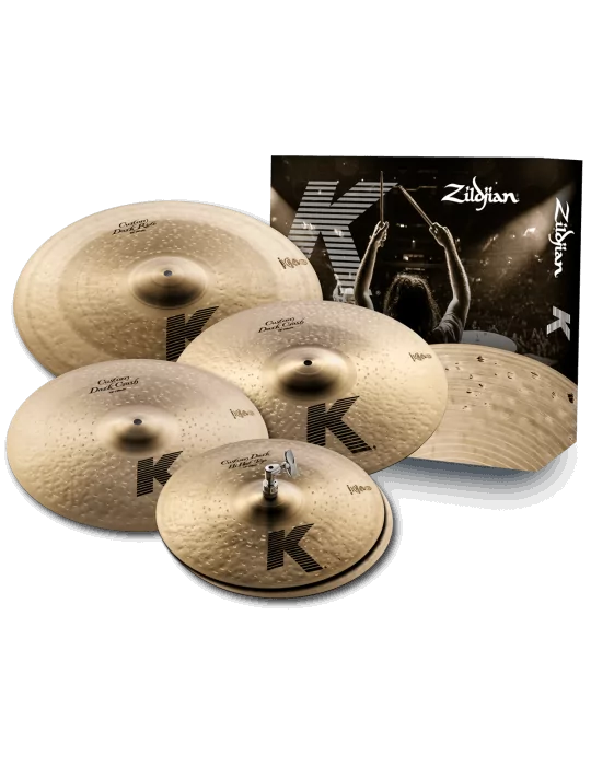 ZILDJIAN KCD900 Pack - Juego de 14"-16"-18"-20" oscuro|MusicGoodDeal 