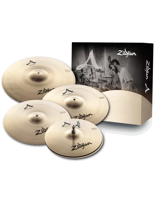  ZILDJIAN A0391 Paquete - Juego 14"-16"-18"-21"|MusicGoodDeal 