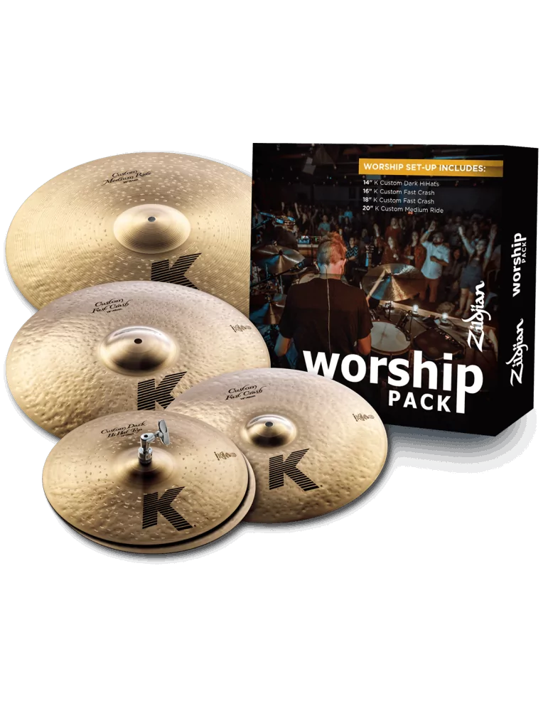  ZILDJIAN KC0801W Pack - Set Adoración 14"-16"-18"-20"|MusicGoodDeal 