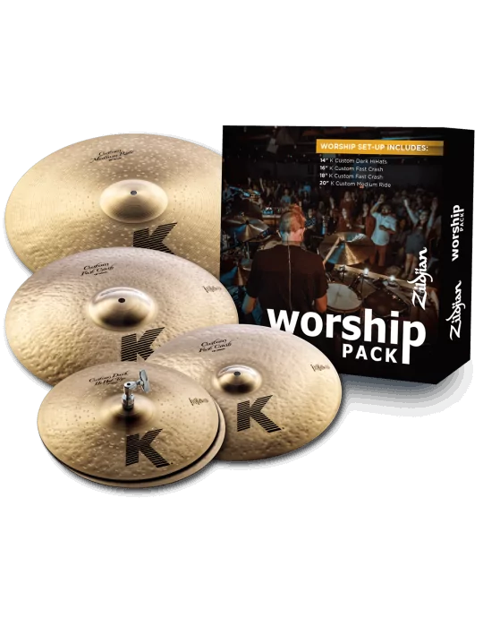  ZILDJIAN KC0801W Pack - Set Adoración 14"-16"-18"-20"|MusicGoodDeal 