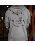  ZILDJIAN T3421 Grey Zildjian hooded jacket S|MusicGoodDeal 
