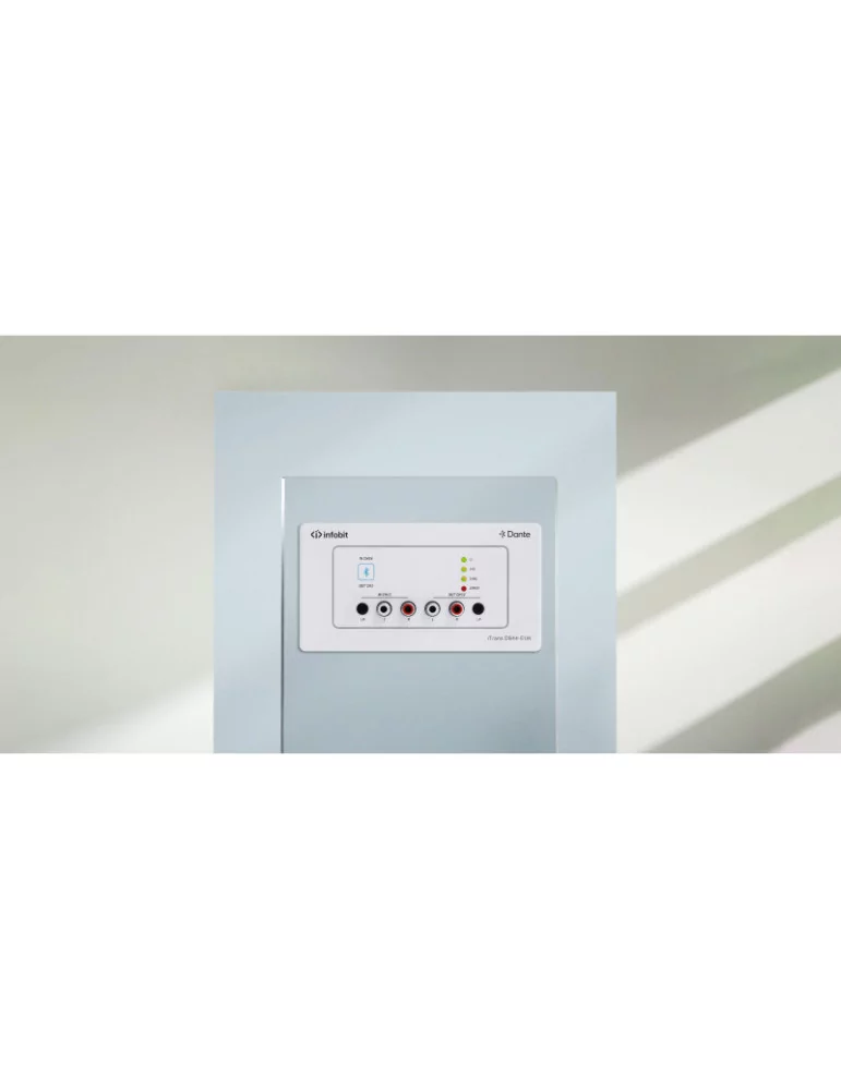 INFOBIT ITRANSDB44EUK Plaque murale Dante 4CH Bluetooth  DB44-EUK - version UE et Royaume-Uni