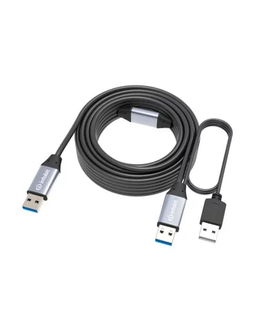 INFOBIT ICABLEUSBACC10AA Cordon USB 3.0 actif  iCable-USB-ACC10-AA USB-A (M) vers USB-A (M) 10m