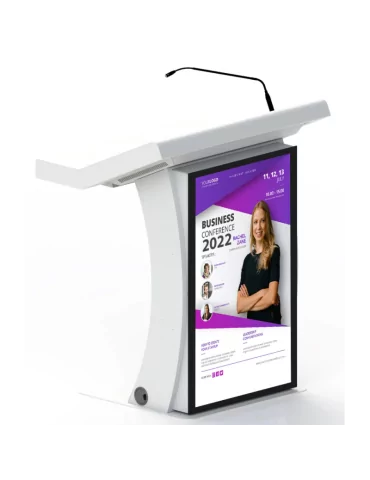 TEMAS DL24B Pupitre numerique Temas  avec minPC moniteur tactile 22'' et 43'' en façade 2