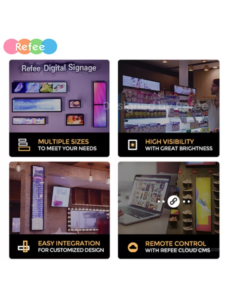 REFEE BA47.6AWA Ecran ultra-large 47.6" Refee  1200x240mm