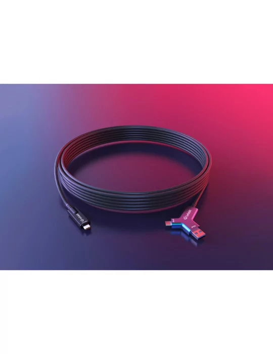 INFOBIT iFIBERY25 Câble optique  iFiber Y25 USB3.2 - USB-(A+C) vers USB-C 25m