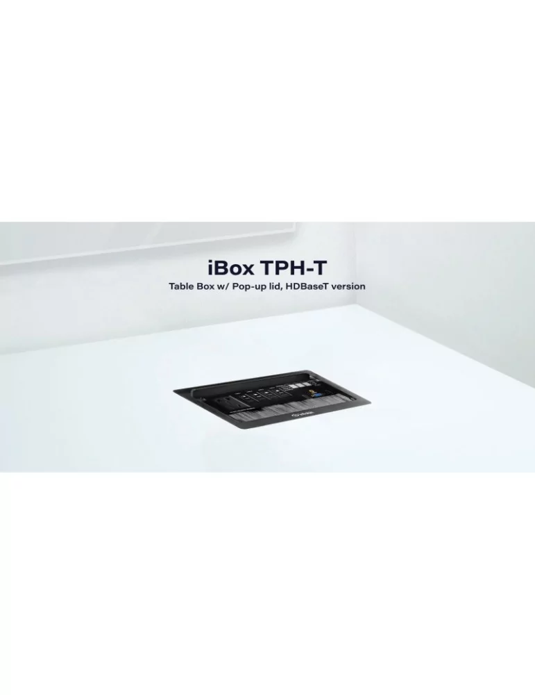 INFOBIT IBOXTPHT Table Box avec couvercle pop-up version HDBaseT - Infobit iBox TPH-T