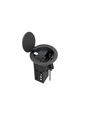 INFOBIT IBOXTPC Boîte de table avec couvercle rabattable et USB-C - Infobit iBox TPC