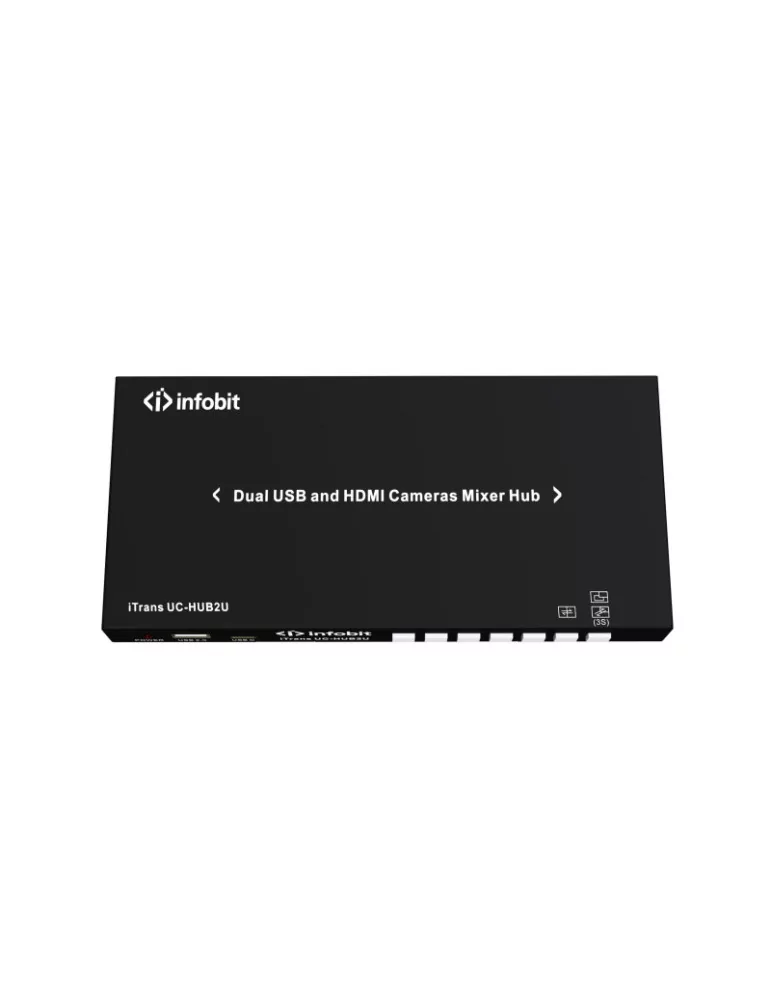 INFOBIT ITRANSUCHUB2U HUB Infobit iTrans UC-HUB2U Mixer 2 cameras HDMI ou USB