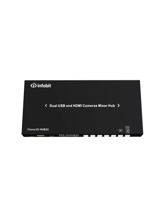 INFOBIT ITRANSUCHUB2U HUB Infobit iTrans UC-HUB2U Mixer 2 cameras HDMI ou USB
