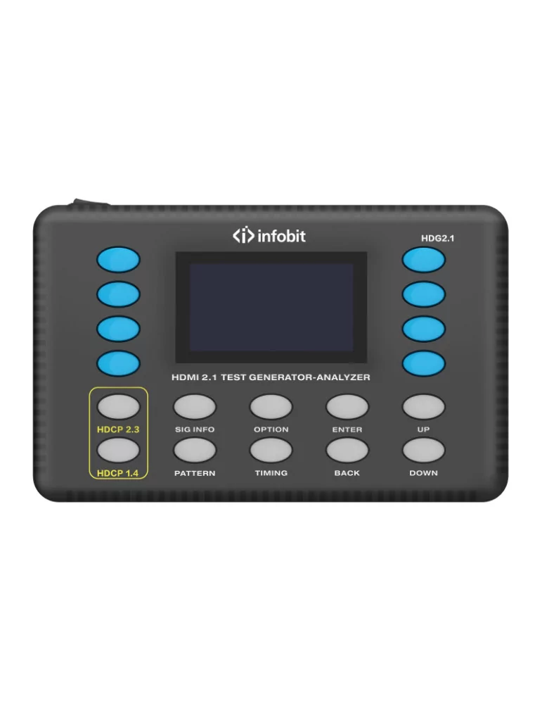 INFOBIT iTOOLSG8K Generateur/Anayliseur/Testeur de signal 8K Testeur de signal Infobit iTools G8K HDMI 2.1 8K