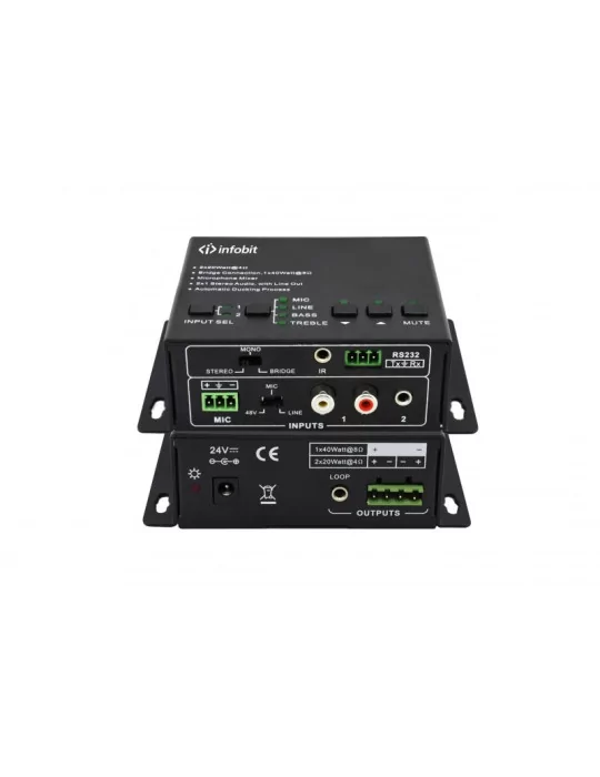 INFOBIT ISOUNDPA20 Amplificateur audio iSound PA20 - Infobit
