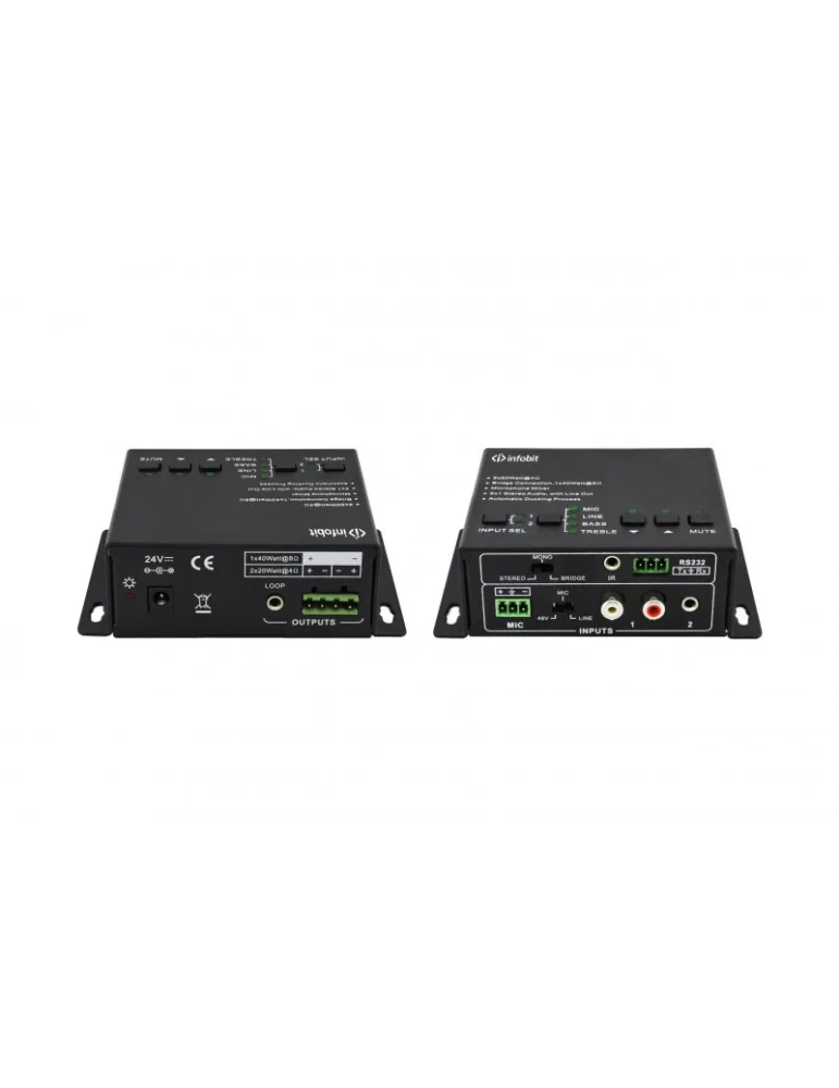 INFOBIT ISOUNDPA20 Amplificateur audio iSound PA20 - Infobit