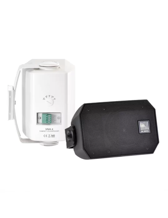 AMC VIVA4W Enceinte  VIVA 4 Blanc 20W livré avec support de montage
