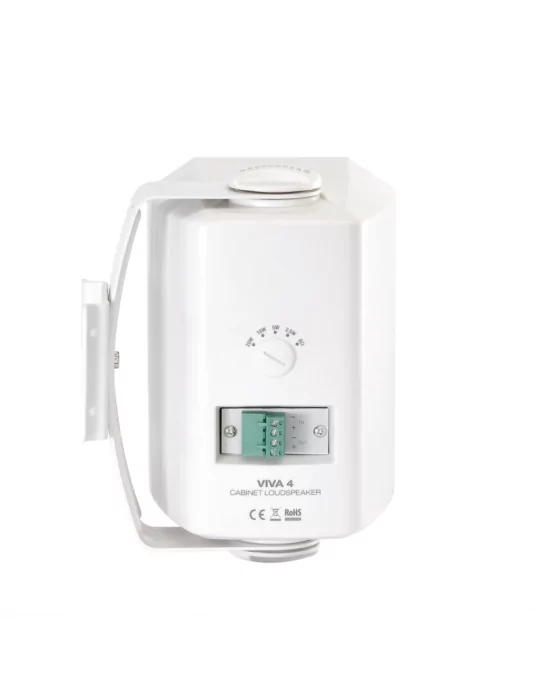 AMC VIVA4W Enceinte  VIVA 4 Blanc 20W livré avec support de montage