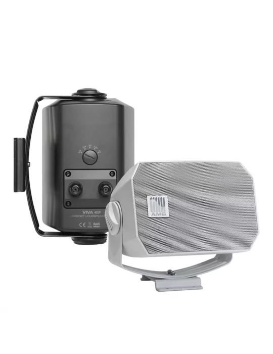 AMC VIVA4IPB Enceinte  VIVA 4IP Noir 20W livré avec support de montage