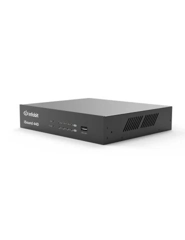 INFOBIT ISOUND44D Processeur de Signaux digitaux audio 4X4 Infobit iSound 44D (DSP) avec Dante
