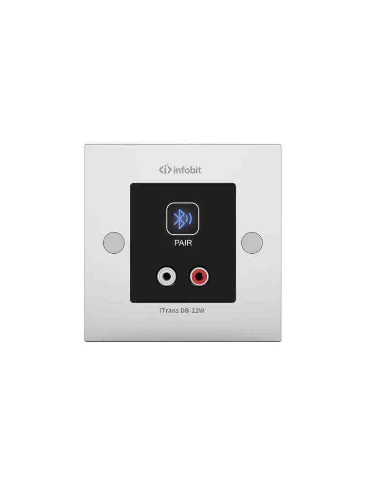 INFOBIT ITRANSDB22W Adaptateur Bluetooth Dante 2 canaux  iTrans DB-22W
