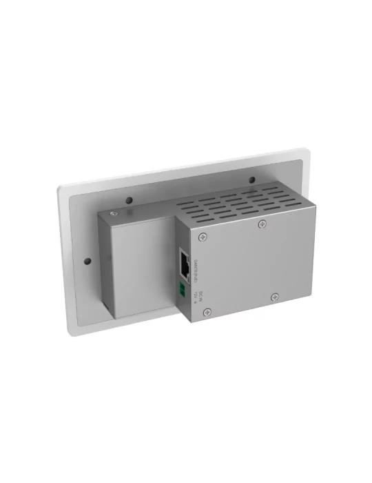 INFOBIT ITRANSDX22EUK Plaque murale  iTrans DX-22-EUK Dante 2CH - version UE/Royaume-Uni avec PoE port XLR