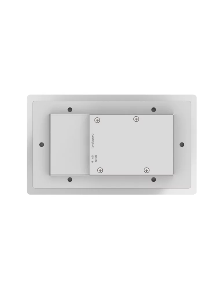INFOBIT ITRANSDX22EUK Plaque murale  iTrans DX-22-EUK Dante 2CH - version UE/Royaume-Uni avec PoE port XLR